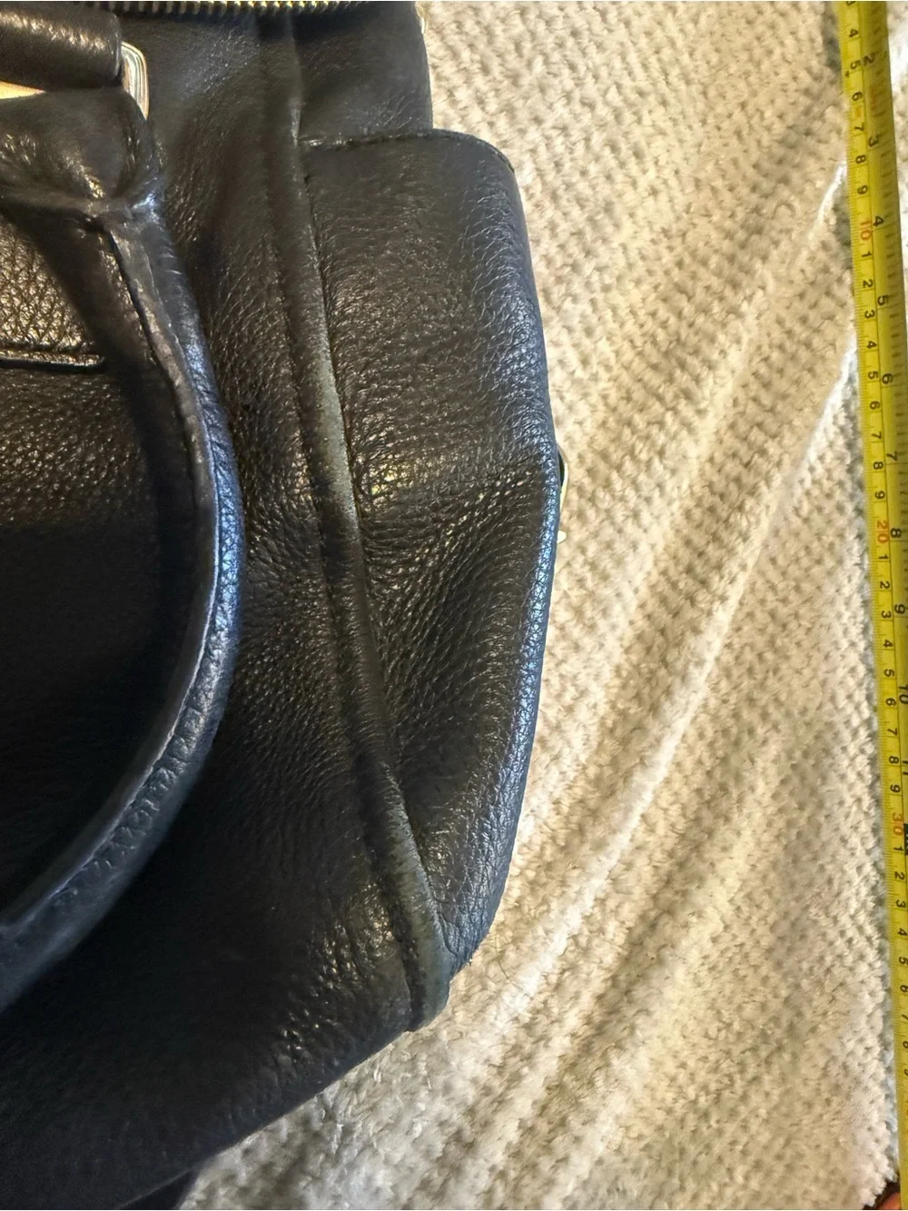 Michael Kors Black Satchel purse with Gold Hardware